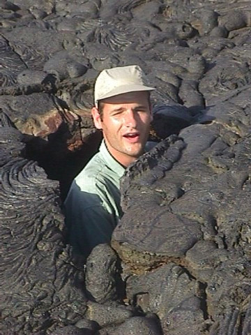 Michel In Lava Hole